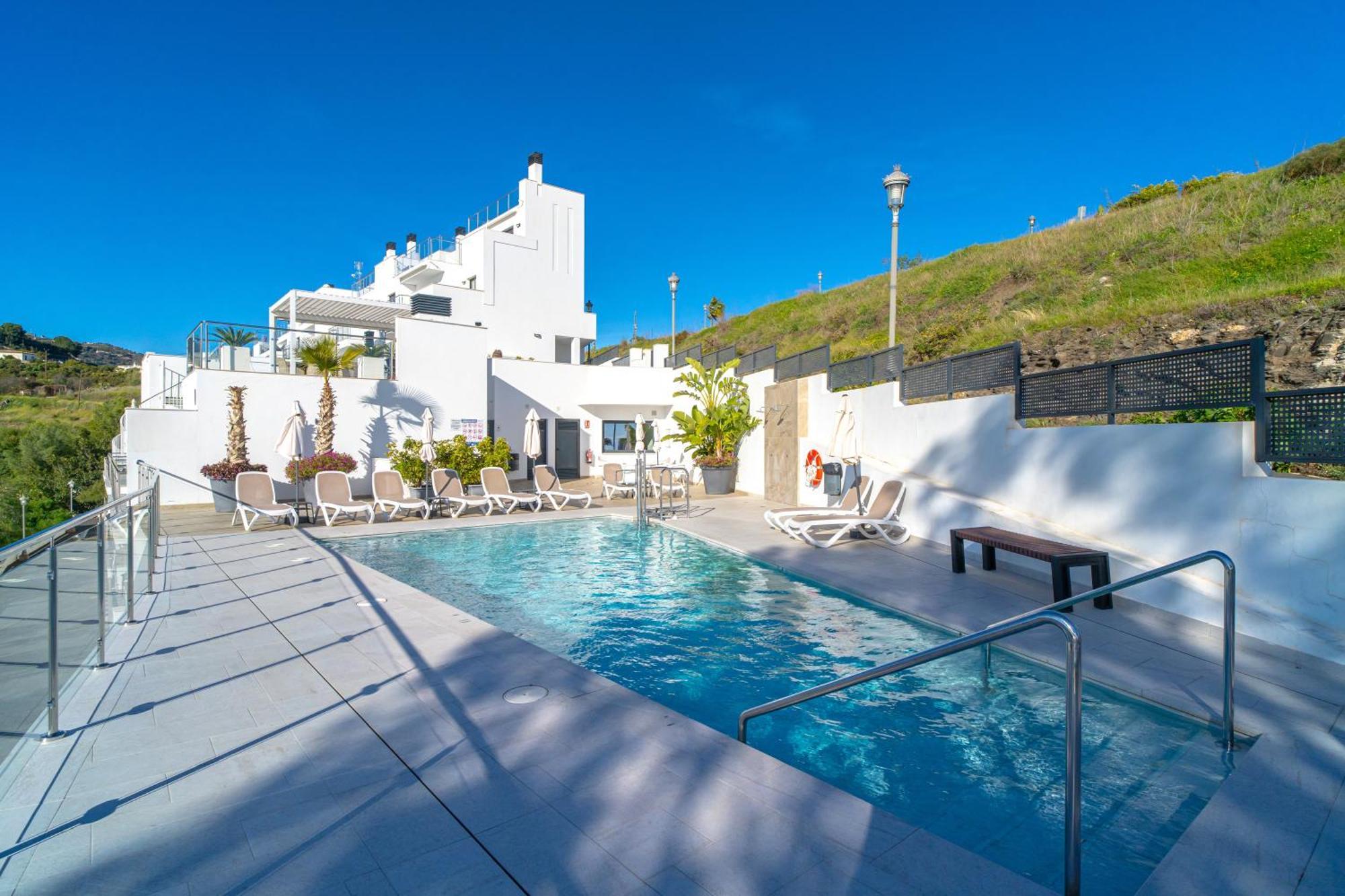 ネルハPenthouse Balcon Del Mar 121 Casasolアパートメント エクステリア 写真
